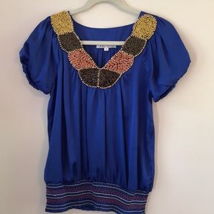 Joy Joy Blue Top